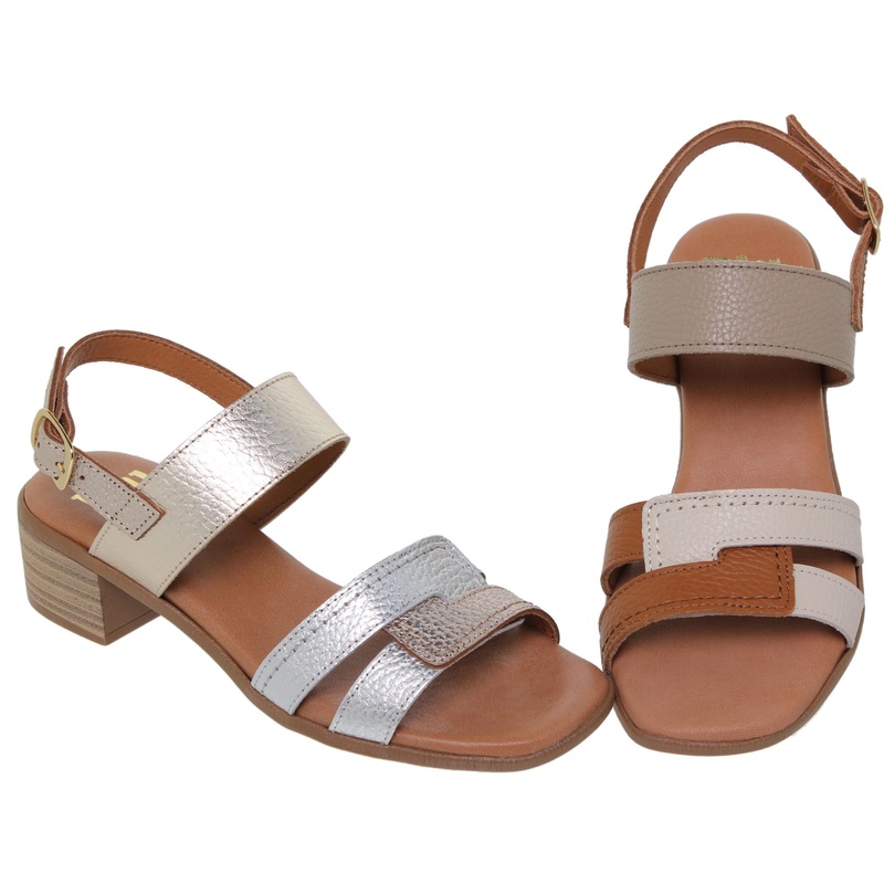 14504BLU/203 · SANDALIA SEÑORA PIEL
