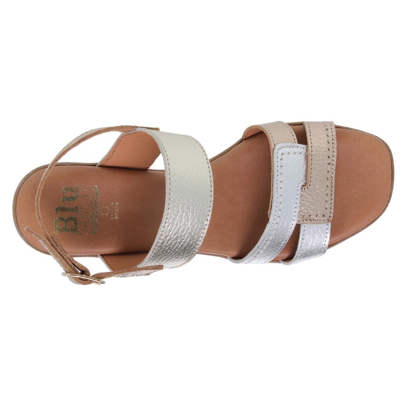14504BLU/203 · SANDALIA SEÑORA PIEL