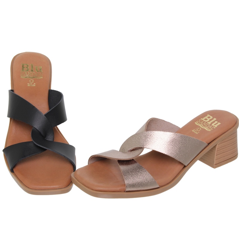 12381BLU/203 · SANDALIA SEÑORA PIEL