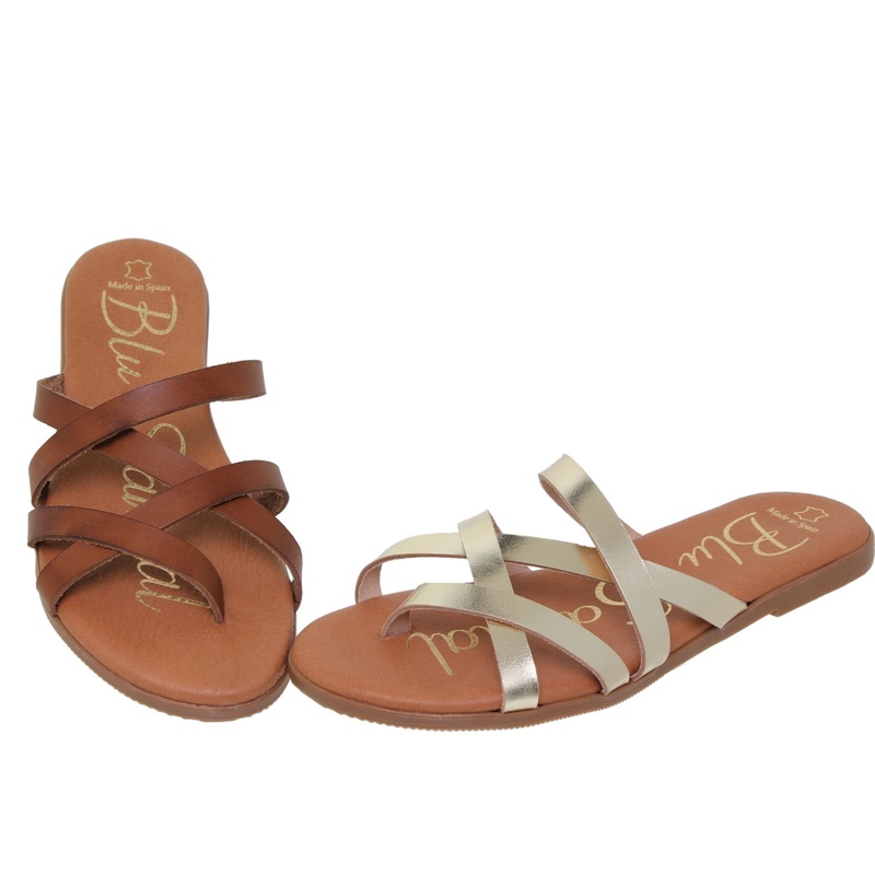 5002BLU/328 · SANDALIA SEÑORA PIEL