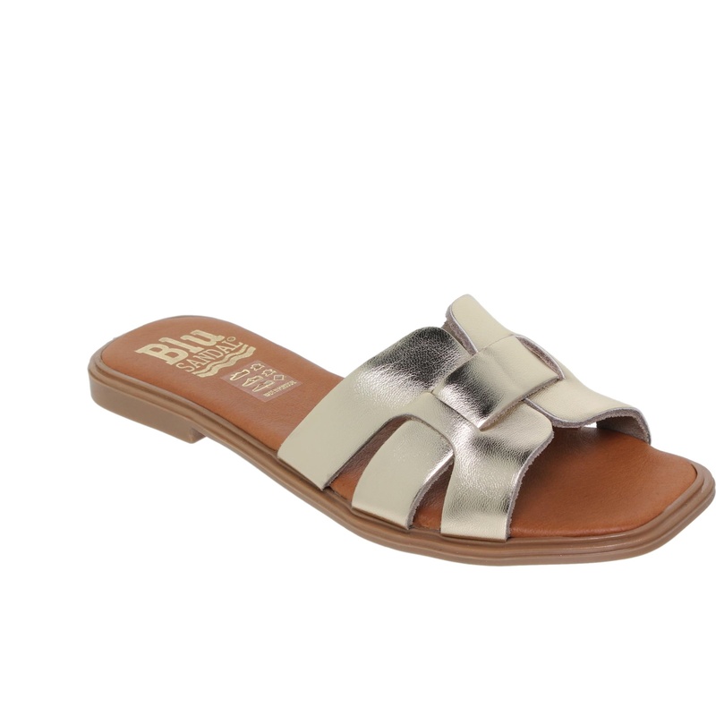 2401BLU/127 · SANDALIA SEÑORA PIEL