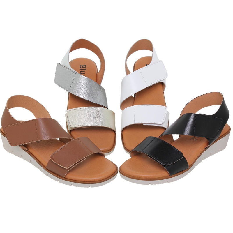 24825BLU/404 · SANDALIA SEÑORA PIEL
