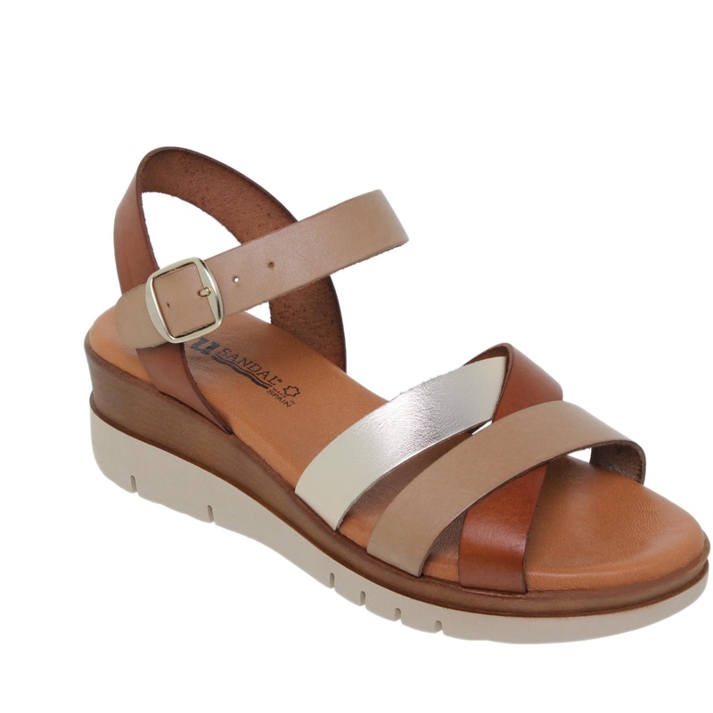 251053BLU/404 · SANDALIA SEÑORA PIEL