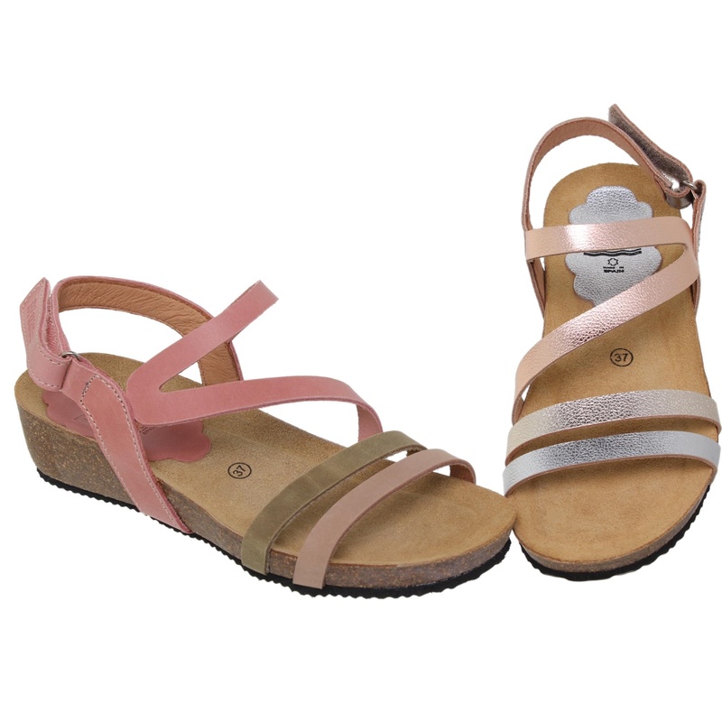 422BLU/68 · SANDALIA SEÑORA PIEL