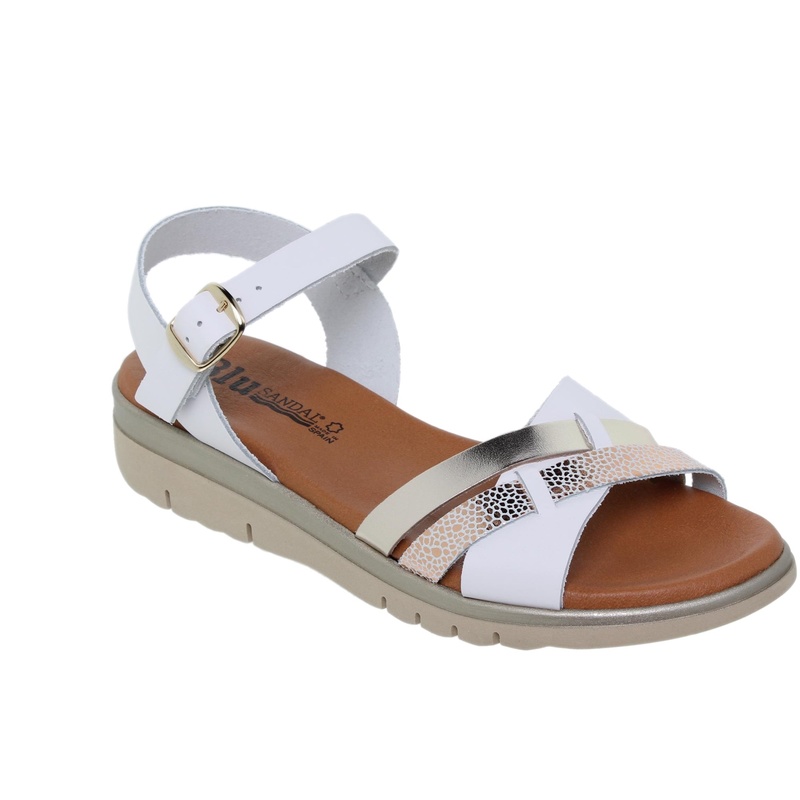 251063BLU/404 · SANDALIA SEÑORA PIEL