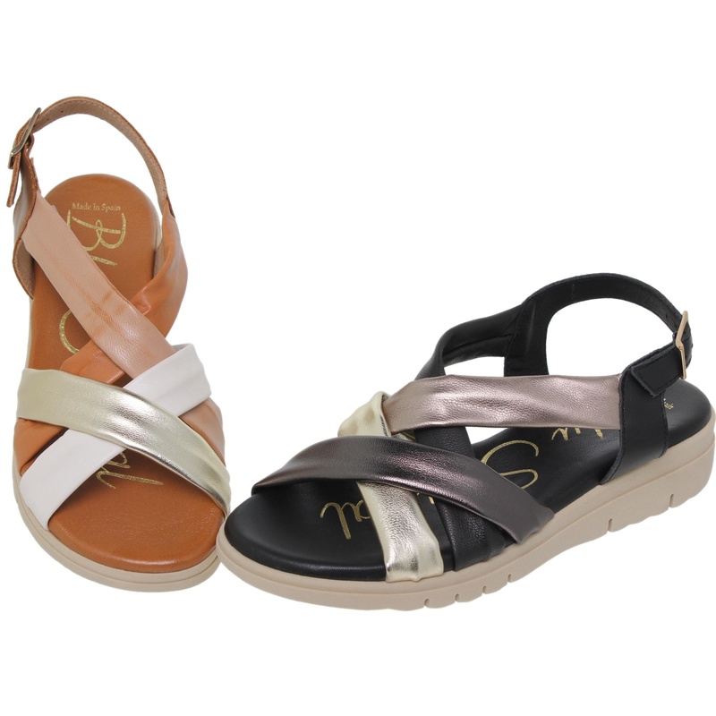 510BLU/42 · SANDALIA SEÑORA PIEL