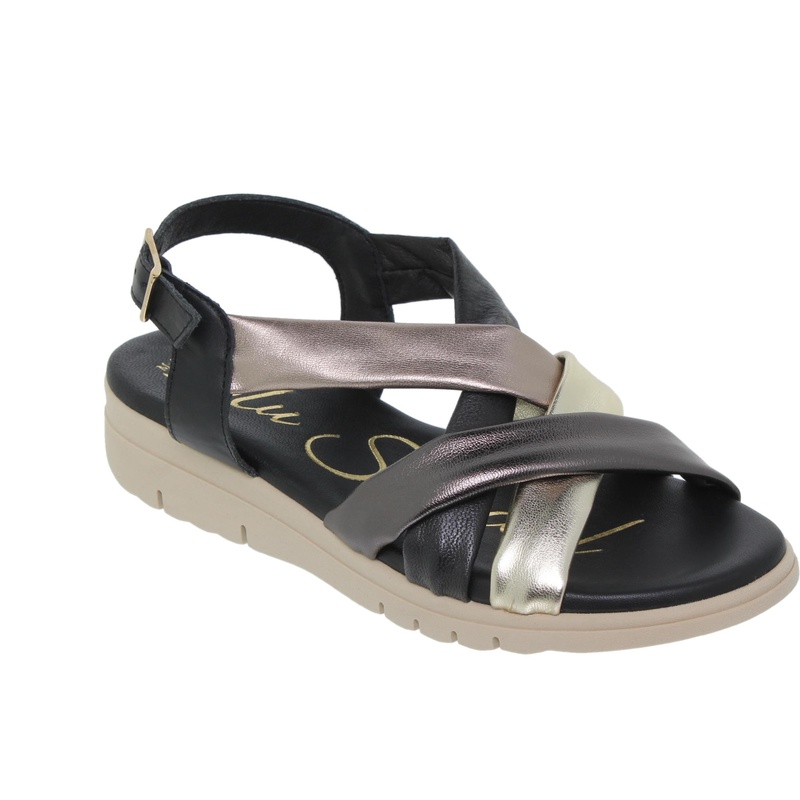 510BLU/42 · SANDALIA SEÑORA PIEL