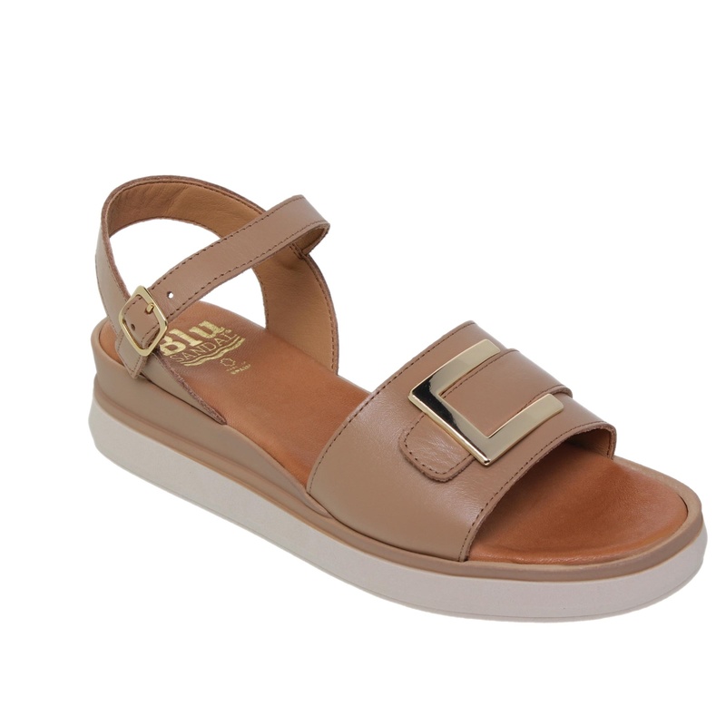 14596BLU/37 · SANDALIA SEÑORA PIEL