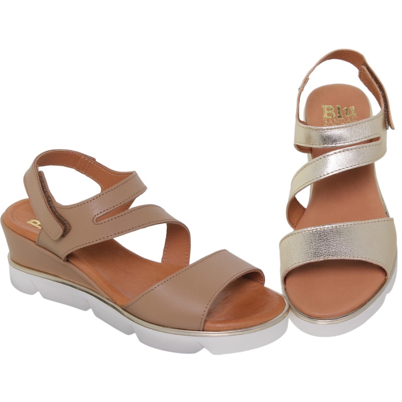 12614BLU/37 · SANDALIA SEÑORA PIEL