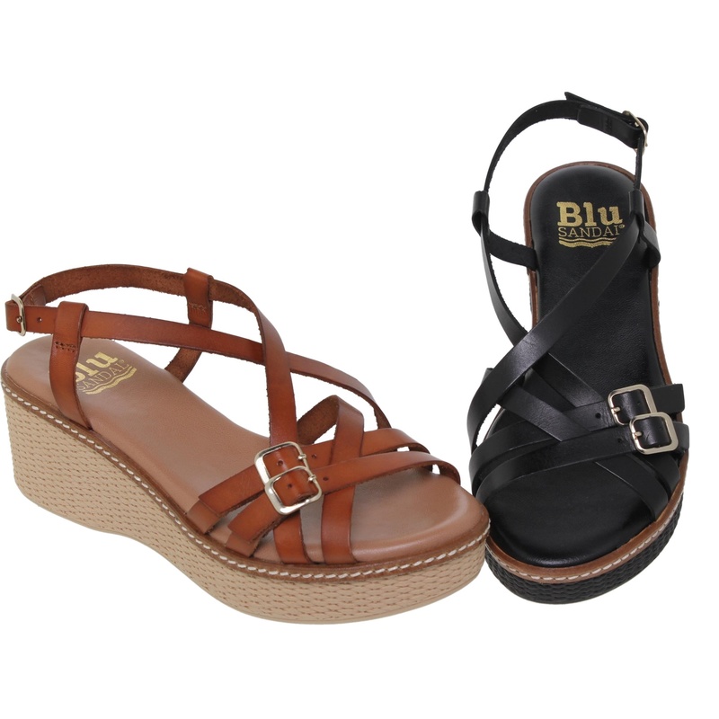 80103BLU/42 · SANDALIA SEÑORA PIEL
