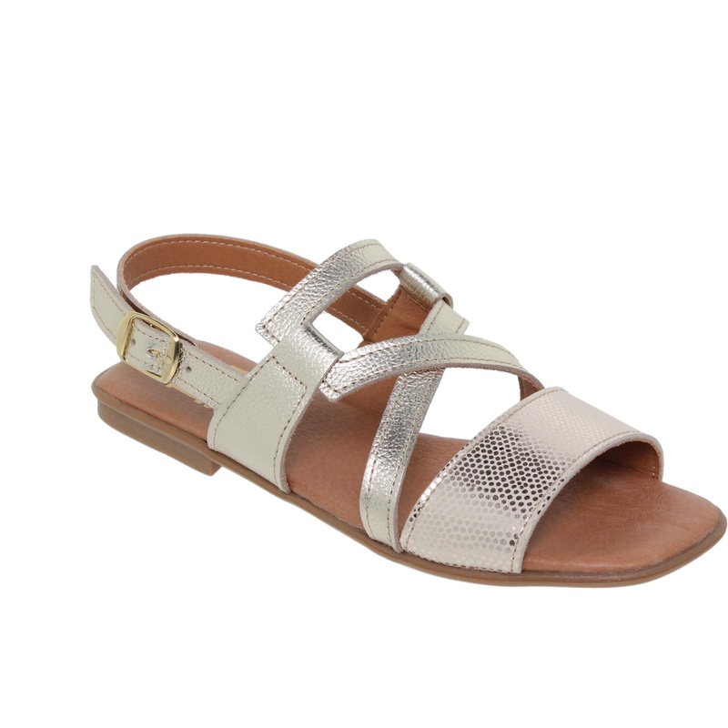 2508BLU/127 · SANDALIA SEÑORA PIEL