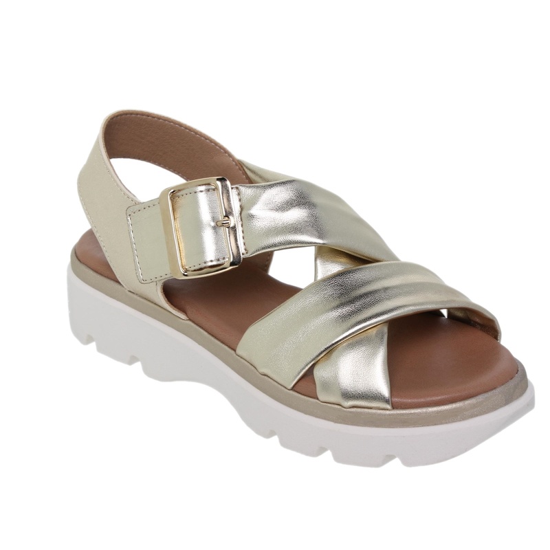 1245BLU/42 · SANDALIA SEÑORA PIEL