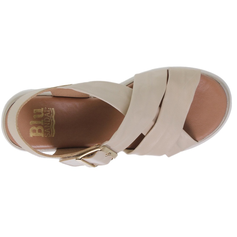1245BLU/42 · SANDALIA SEÑORA PIEL