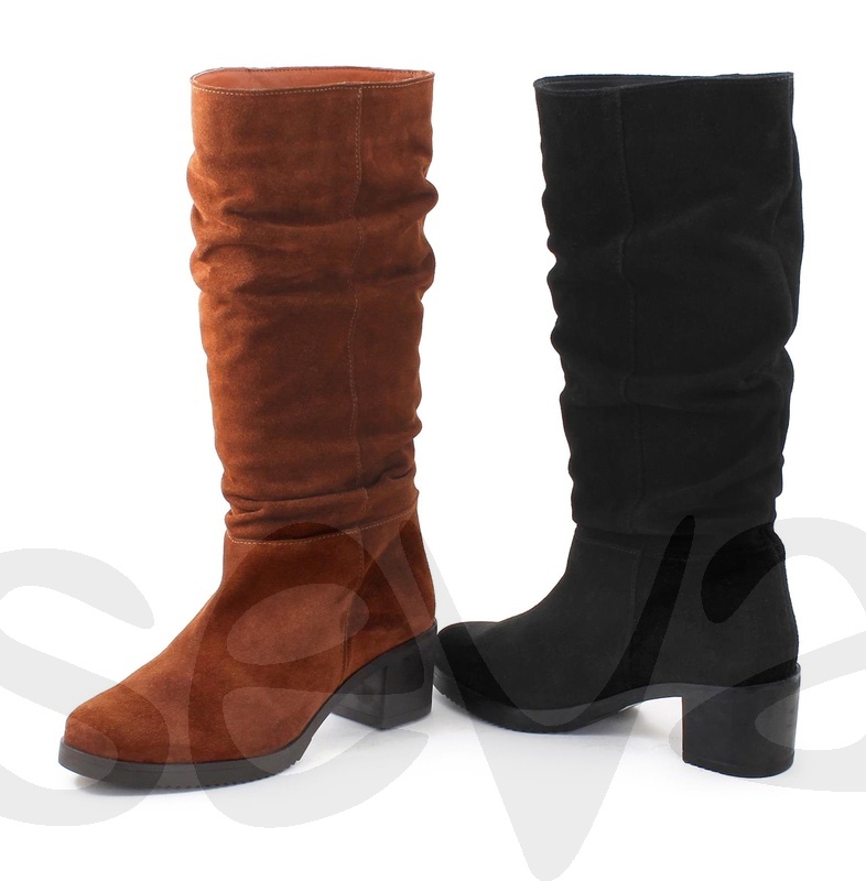 Botas altas tacón mujer