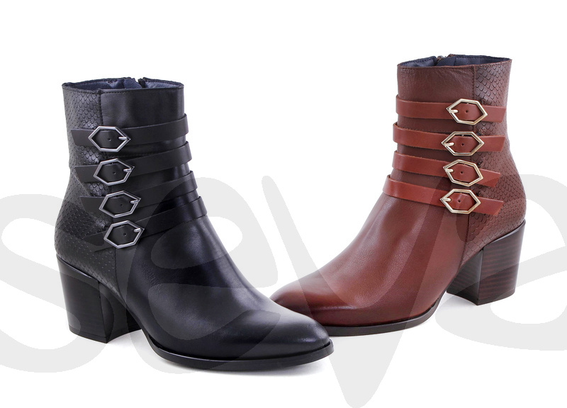 AMELIE ESSENCE 3609AE · ANKLE BOOT WOMAN LEATHER